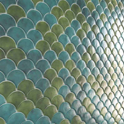 Radial Fish Scale Tiles — Ver 4