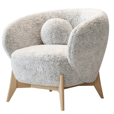 Armchair Tilar Cozy White — Ver 1