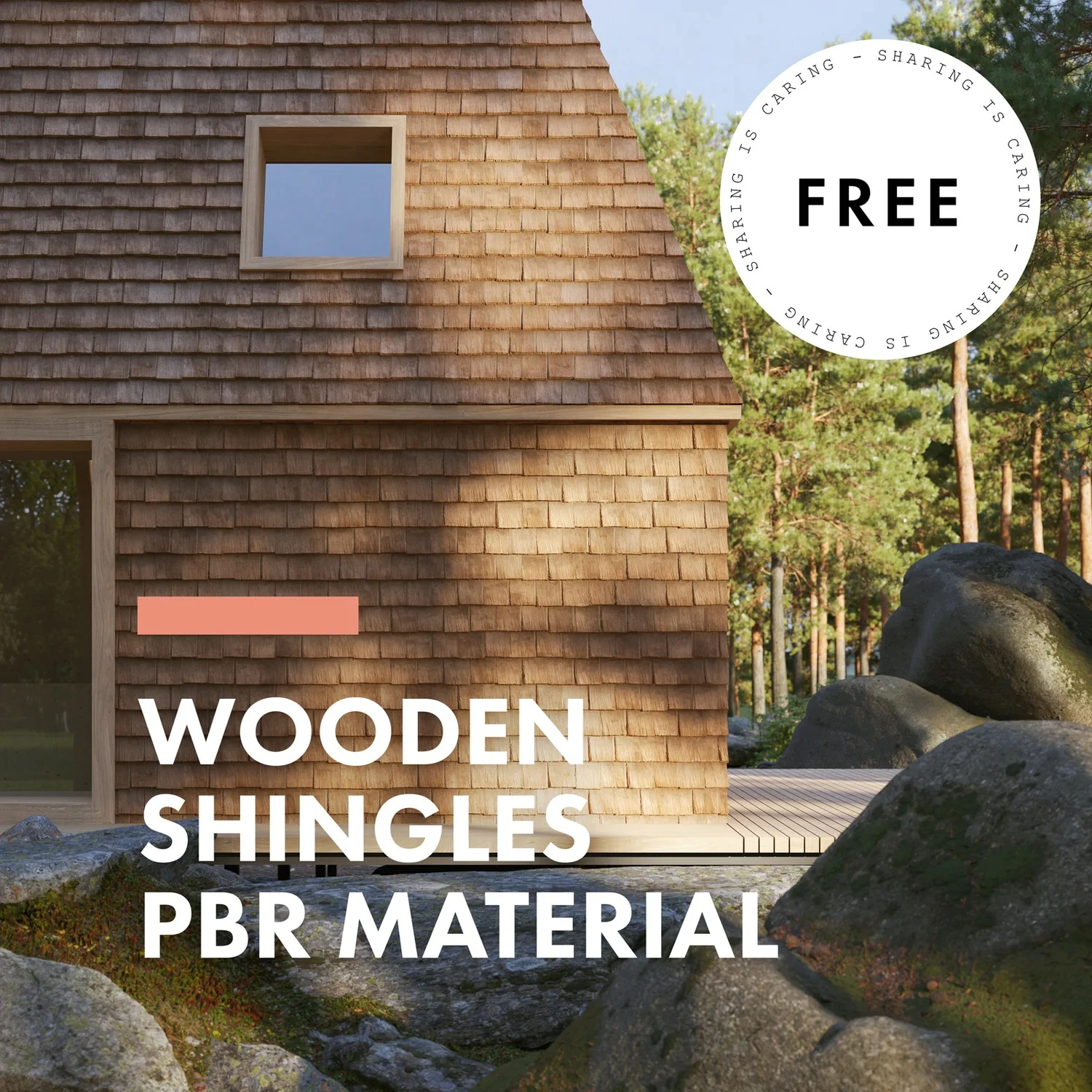 wooden shingles — Скачать