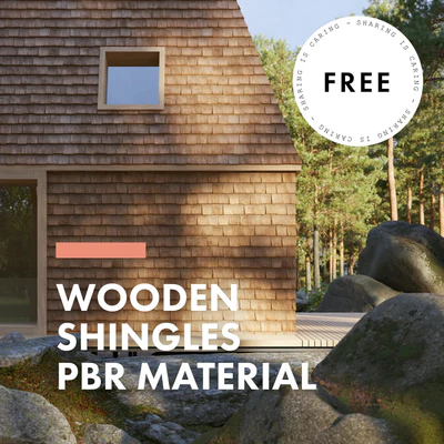 wooden shingles — Скачать