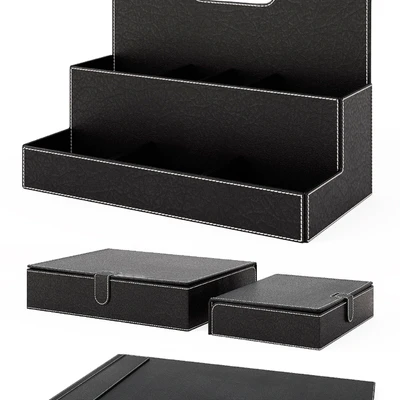 Настольный набор Ikea RISSLA Box, set of 3, Desk organizer, Magazine file, Desk pad / РИССЛА — Вид 3