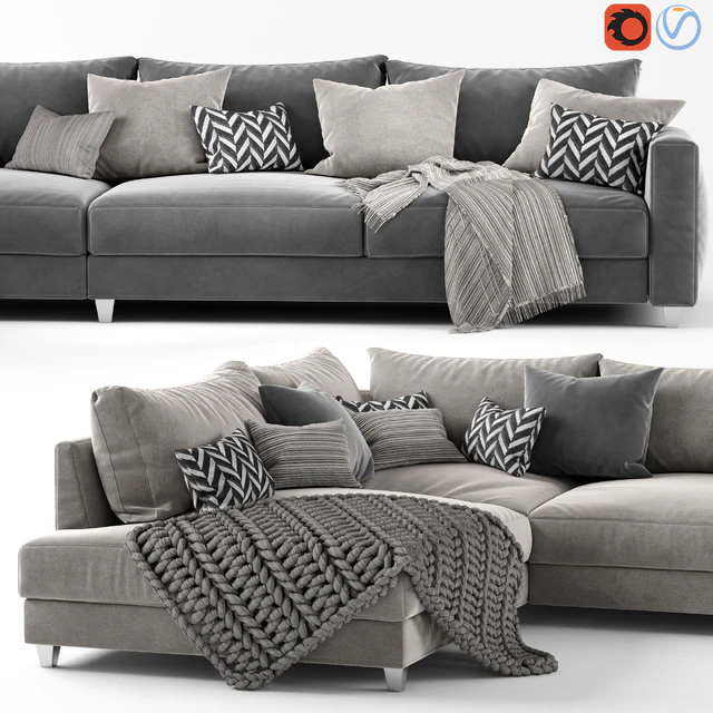 Corner sofa Malte — Descargar