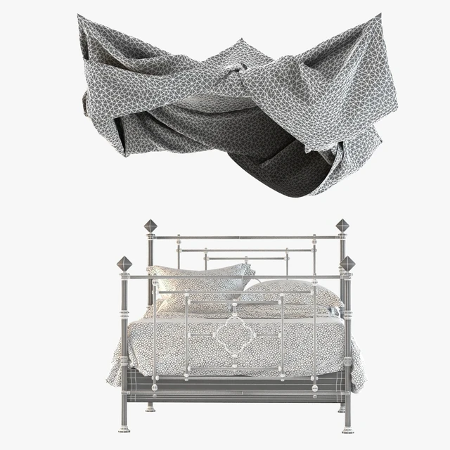 Restoration Hardware QUATREFOIL IRON BED — Descargar
