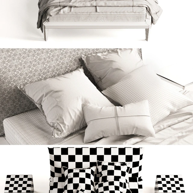 Bed Olivieri Andrea white — Descargar