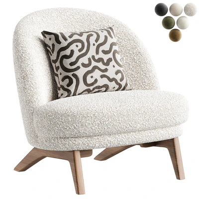 Pyle Cozy White Chair — Ver 1
