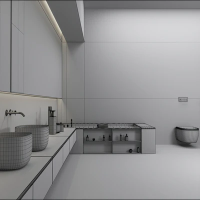 Bathroom furniture set Piana 2 — Ver 3