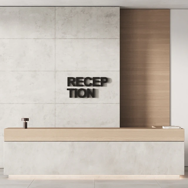 253 office furniture 12 reception desk 07 — Скачать
