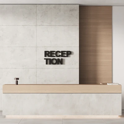 253 office furniture 12 reception desk 07 — Вид 4