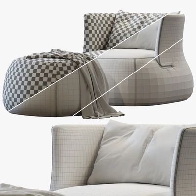 Fat-sofa armchair by B&b Italia — Ver 4