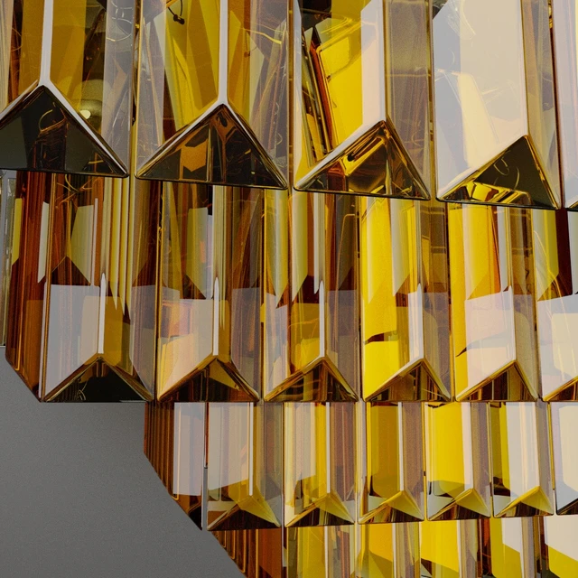 Люстра RH 1920s Odeon Clear Glass Fringe Chandelier - 5 square — Скачать