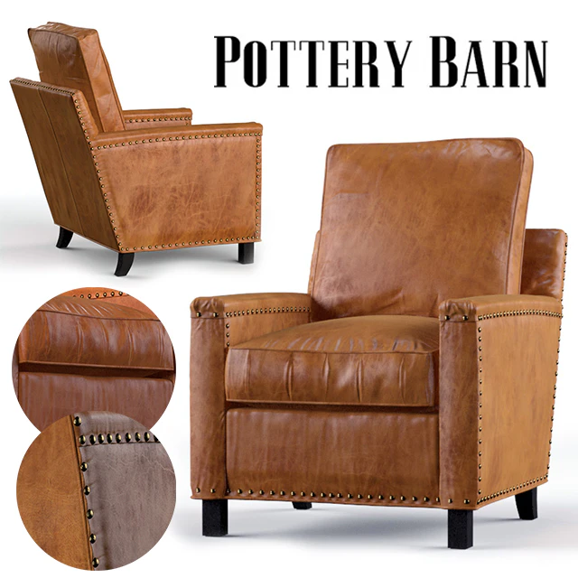 Tyler Leather Armchair | Pottery Barn — Скачать