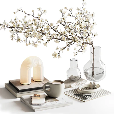 Decorative set for coffee table 52 — Ver 1