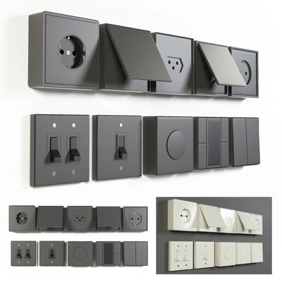 Jung LS 990 outlet & electric switches — Ver 1