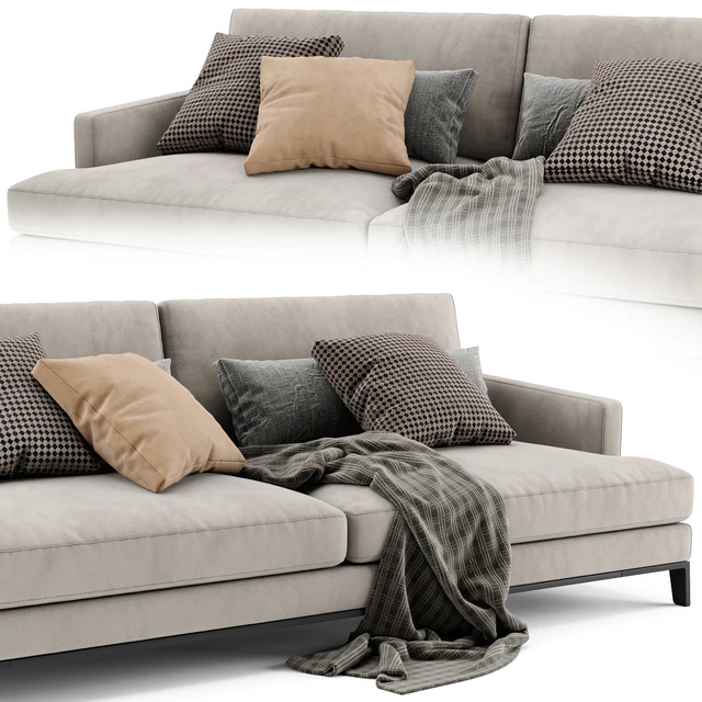 Poliform Bellport 2 Seats Sofa — Скачать