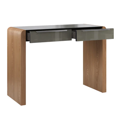 Sohome dressing table made of walnut veneer and glass — Ver 2