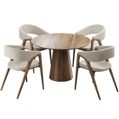 Dining chair and table217 — Ver 4