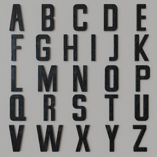 RH 1930S FRENCH SHOP METAL LETTERS — Descargar