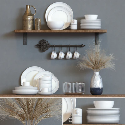 Kitchen Decorative Set Part01 — Вид 1