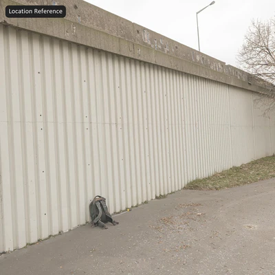 fluted concrete wall texture off white — Вид 5