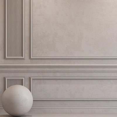Декоративная штукатурка с молдингом 62 — Вид 2
