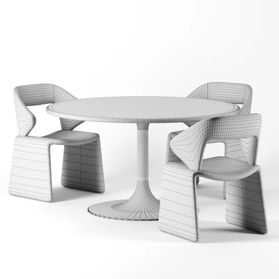 Suit chair dining set by Artifort — Вид 2