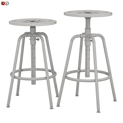 Bar stool IKEA KULLABERG — Ver 2