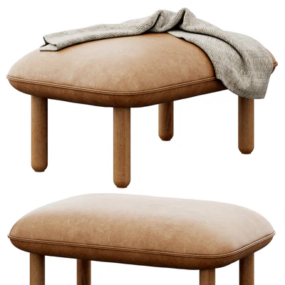 Brick QT Ottoman by Poppin — Ver 3