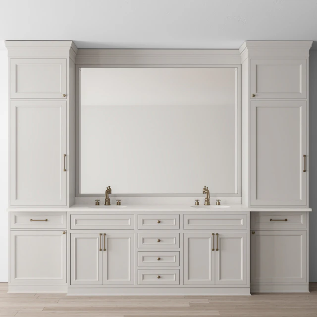 Bathroom Set White and Gold - Set 33 — Descargar