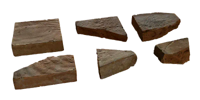 broken clay tiles pack 001 — Скачать