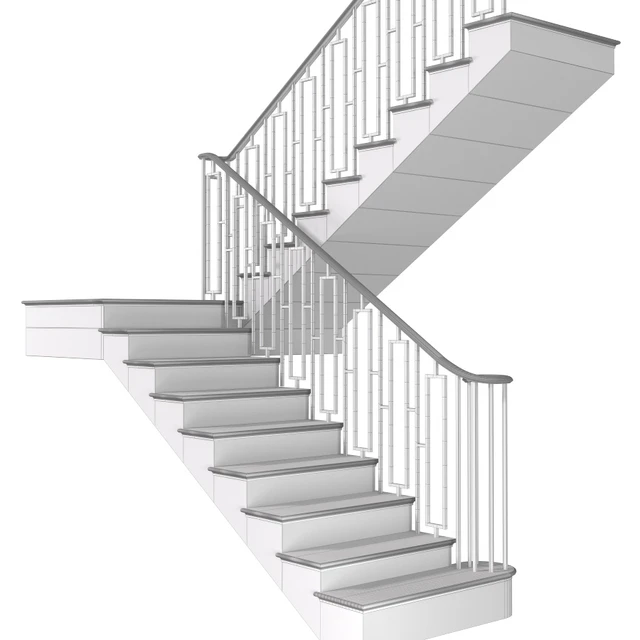Modern staircase in Art Deco style. — Descargar