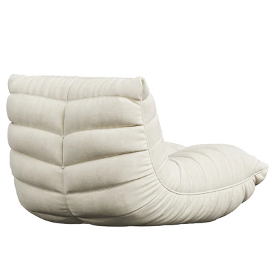 Suede Armless Bean Bag Chair & Lounger by Trule — Ver 3
