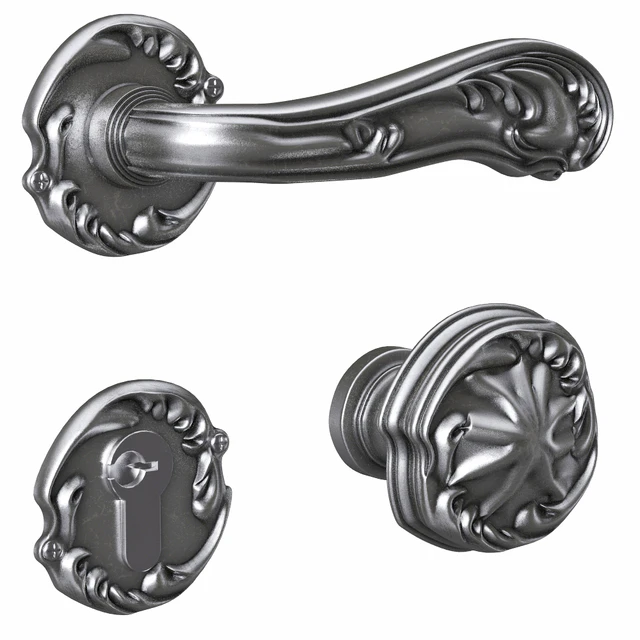 Classic Door Handle in silver — Descargar
