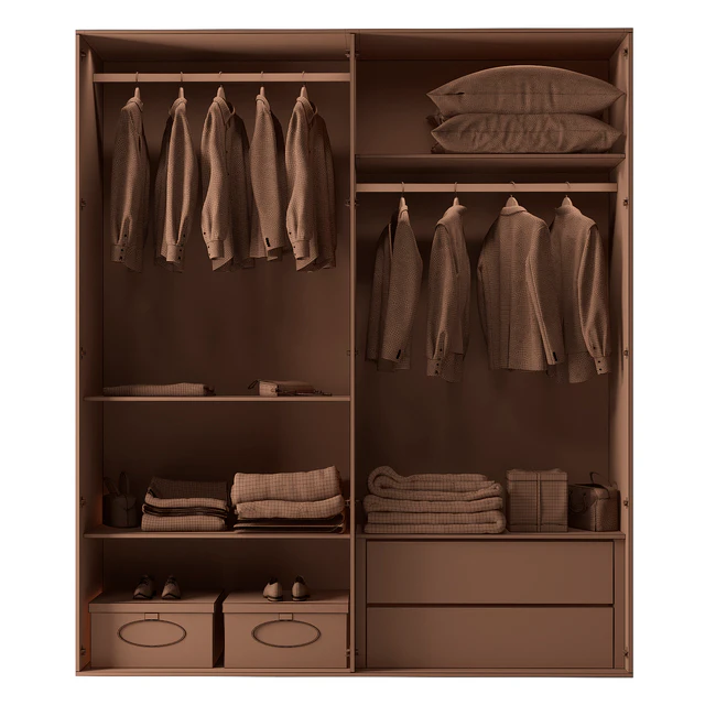 Modern Glass Door Wardrobe — Descargar