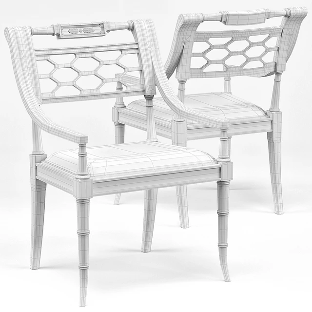 Sophy's Regency Armchair, Gustavian Round Dining Table — Descargar