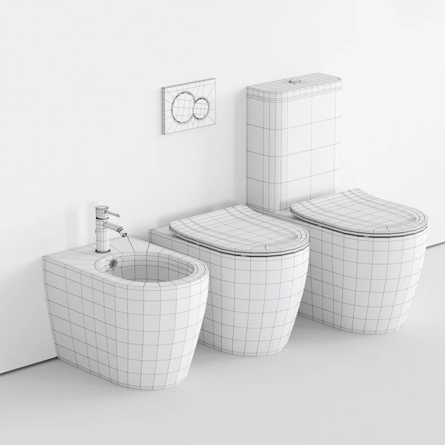 Scarabeo Ceramiche Moon WC — Скачать