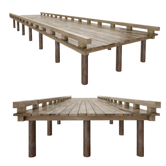 Прибрежный морской причал — Скачать