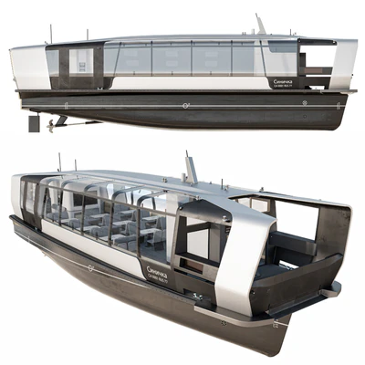 Electric river tram — Ver 2