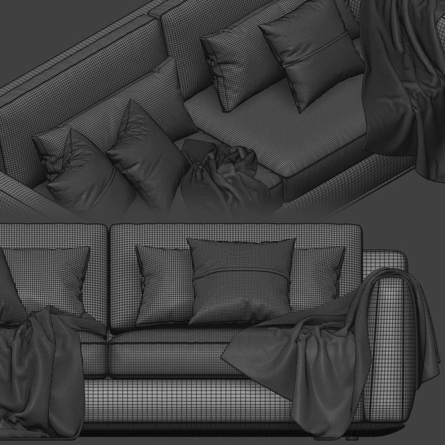 Horm Ellington 2 Seats Sofa — Скачать