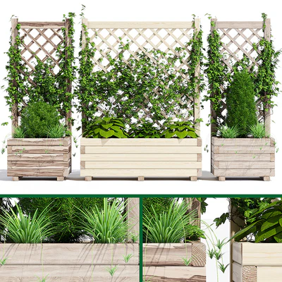 Planter with lattice — Ver 1