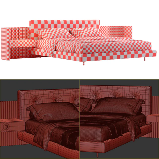 Minotti Brasilia Bed — Descargar