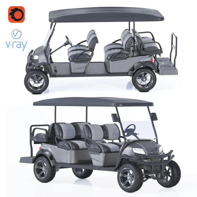 Realistic Golf Club Car — Скачать