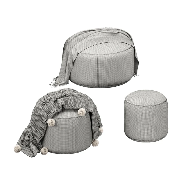 Set of poufs — Скачать