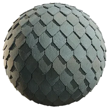 fishscale slate facade 002 — Скачать