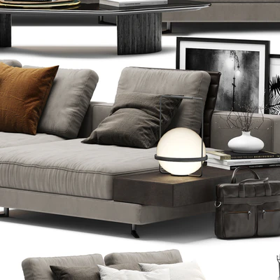 Minotti White Sofa — Ver 2