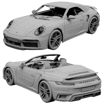 Porsche 911 Turbo S Cabriolet 2021 — Вид 4