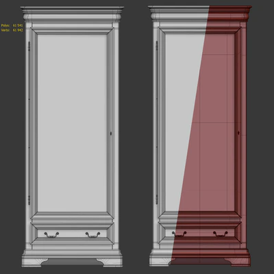 Cabinet bookcase. Showcase Belfan Olivia — Ver 2