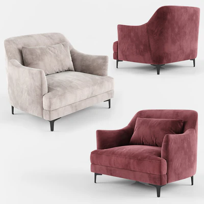 KARE Proud Gray Armchair — Ver 3