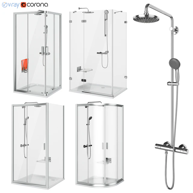 Set of shower cabins Ravak set 63 — Descargar