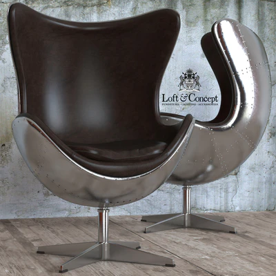 ARMCHAIR EGG AVIATOR DESIGNED BY ARNE JACOBSEN — Ver 1
