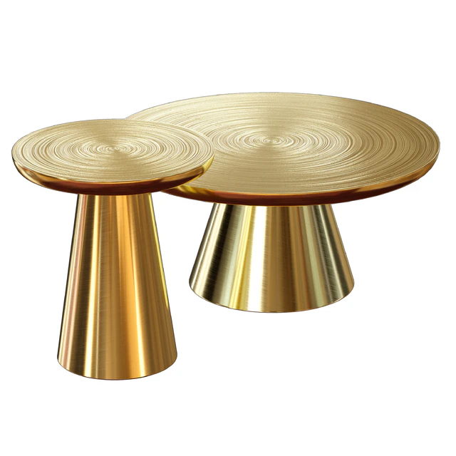 Журнальный столик Martini Collection Gold coffe table — Скачать
